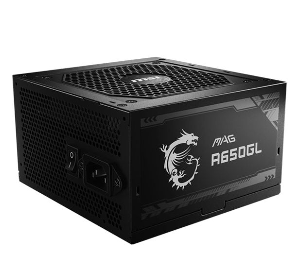 MSI MAG A650GL 650W 80PLUS GOLD F.MODULAR - 1170818 - zdjęcie 3